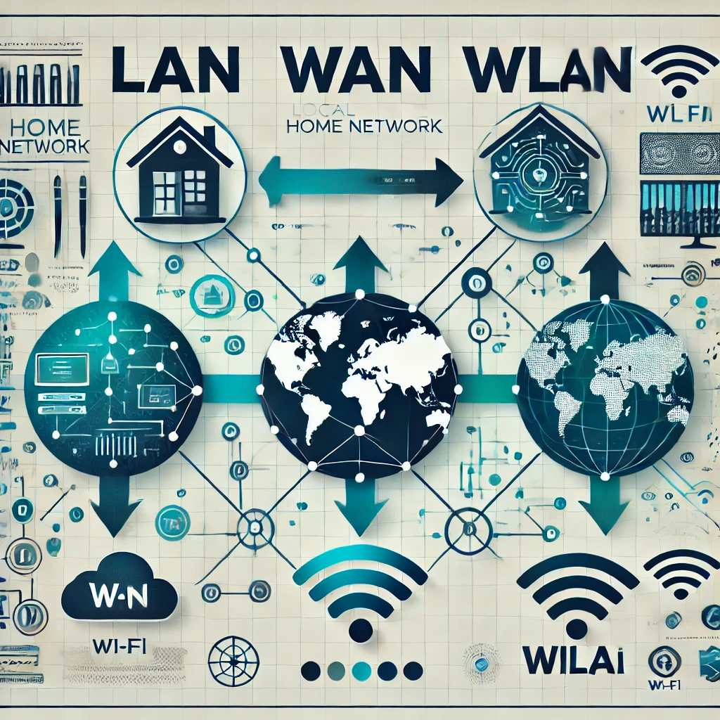 Netzwerkinfrastruktur: Was du über LAN, WAN und WLAN wissen solltest